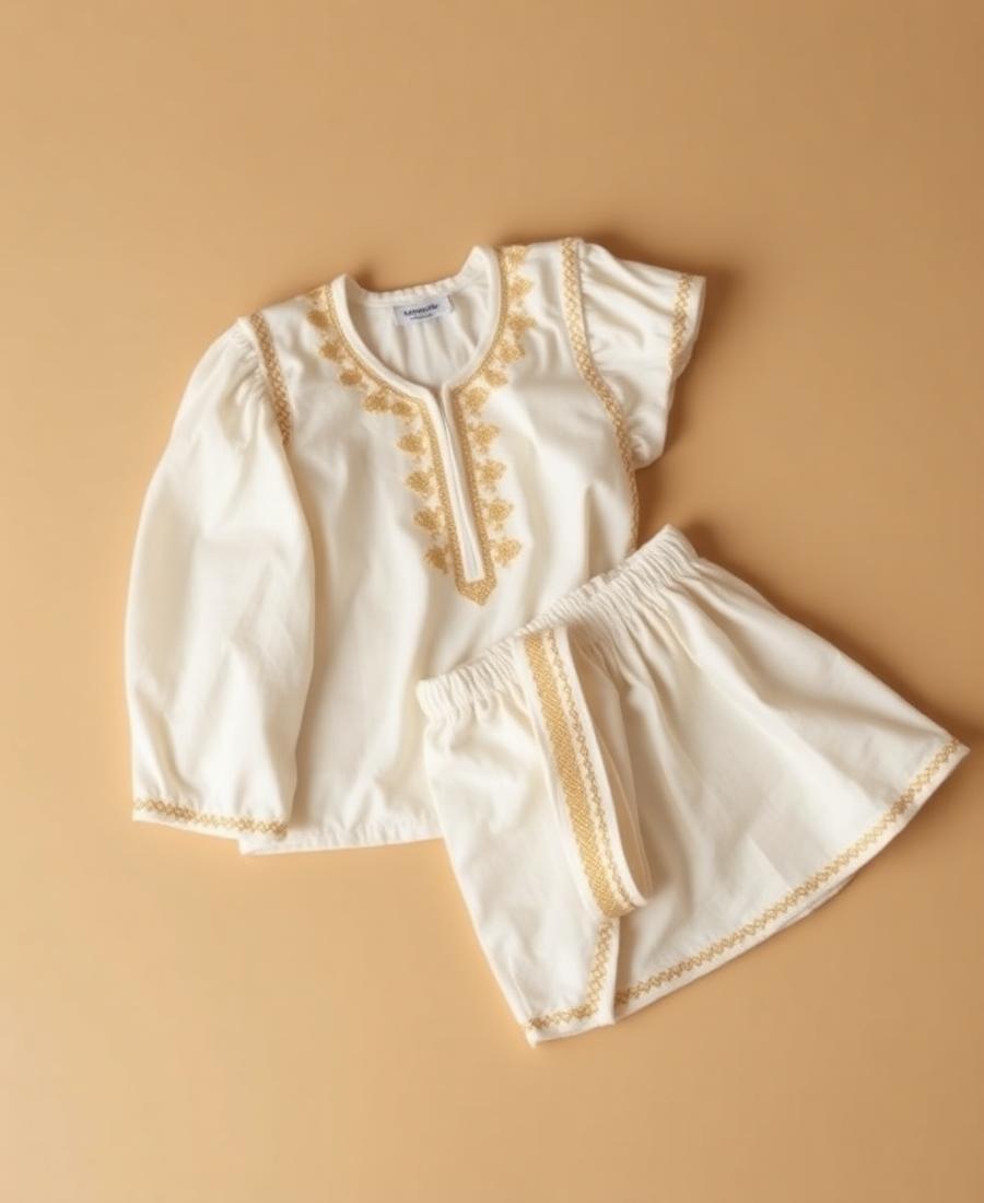 Ivory Gold Co-ord Set