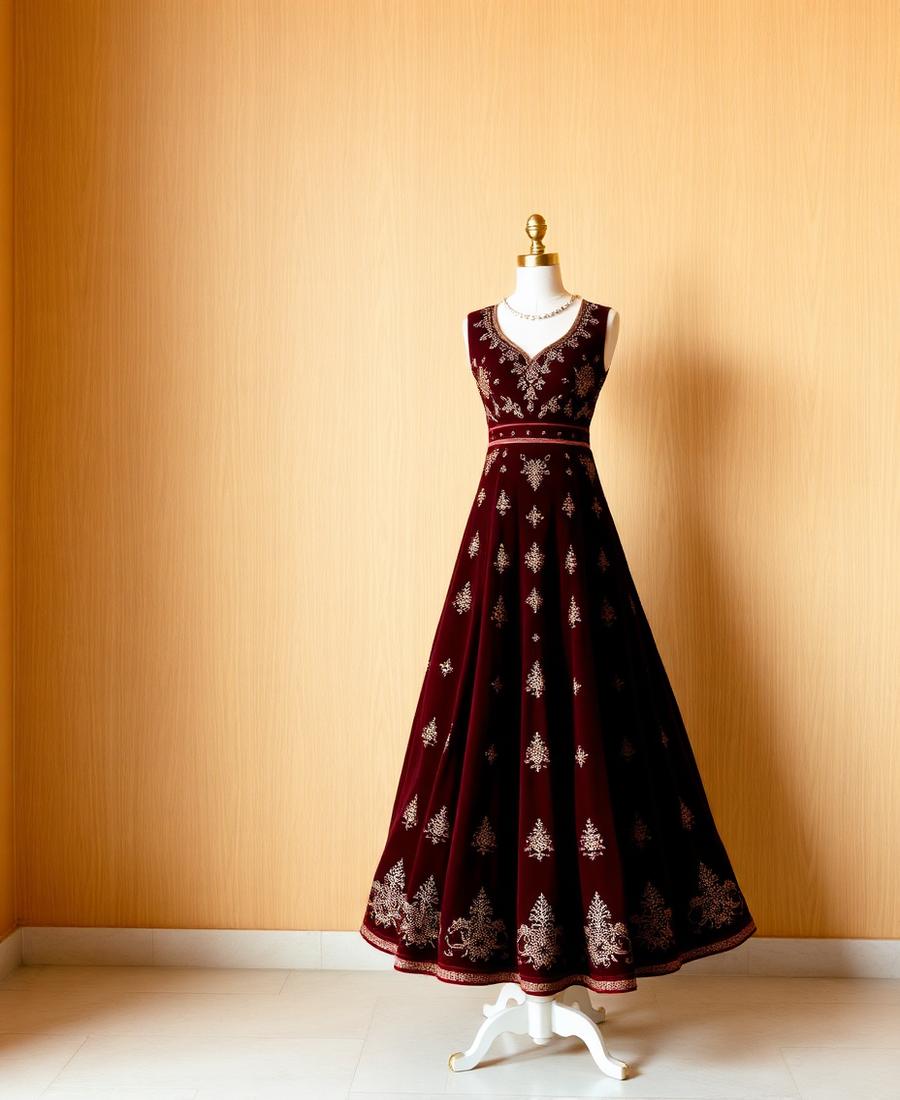 Zari Anarkali Dress